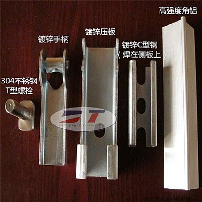 不生銹熱鍍鋅夾持器 帶手柄壓板夾持器