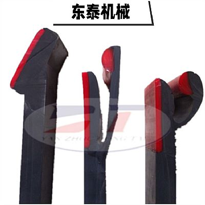 生產定制導料槽兩側防溢裙邊|Y型長尾聚氨酯防溢裙板